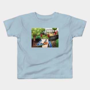 Frog in the Park Kids T-Shirt